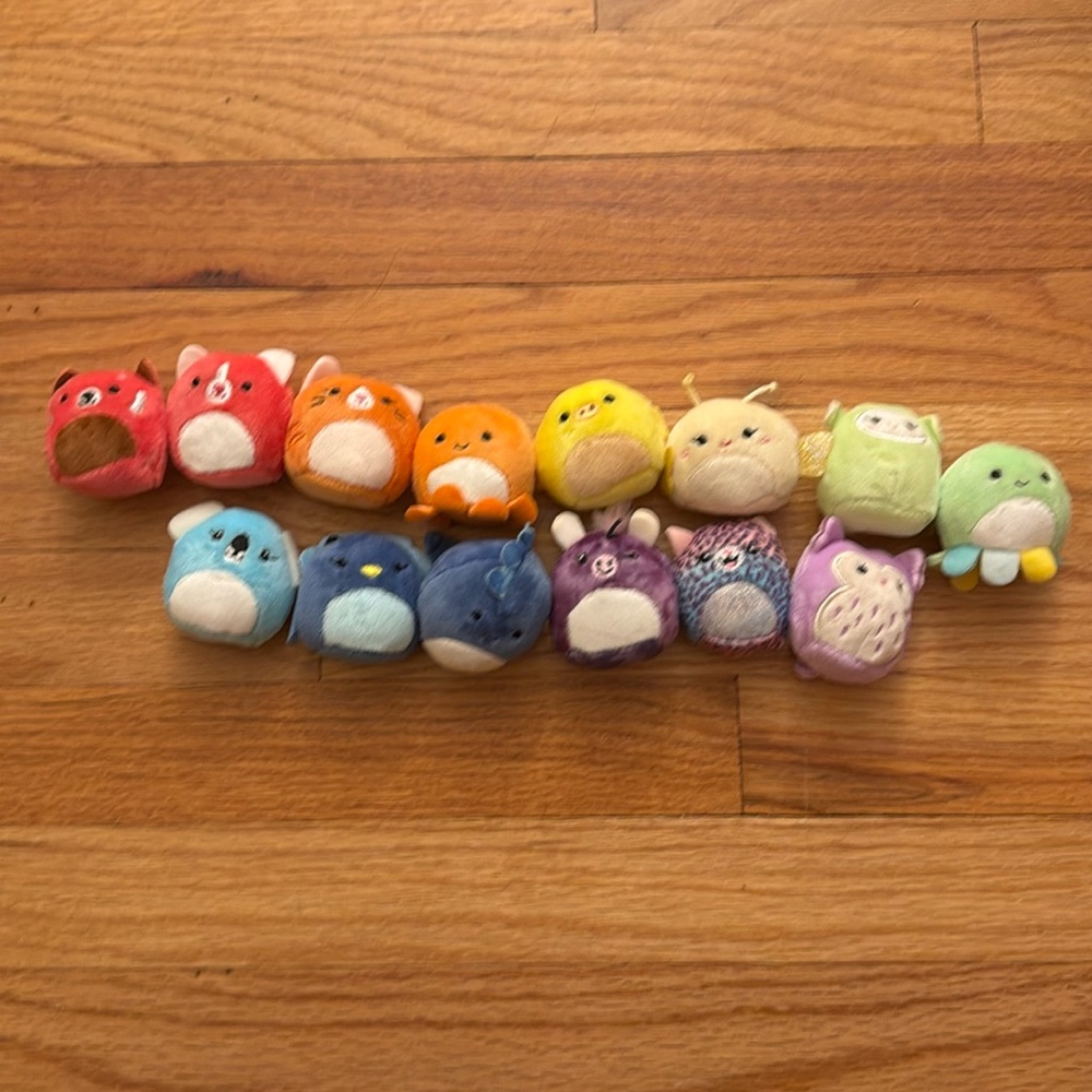 14 pack of mini squishmallows from squishville